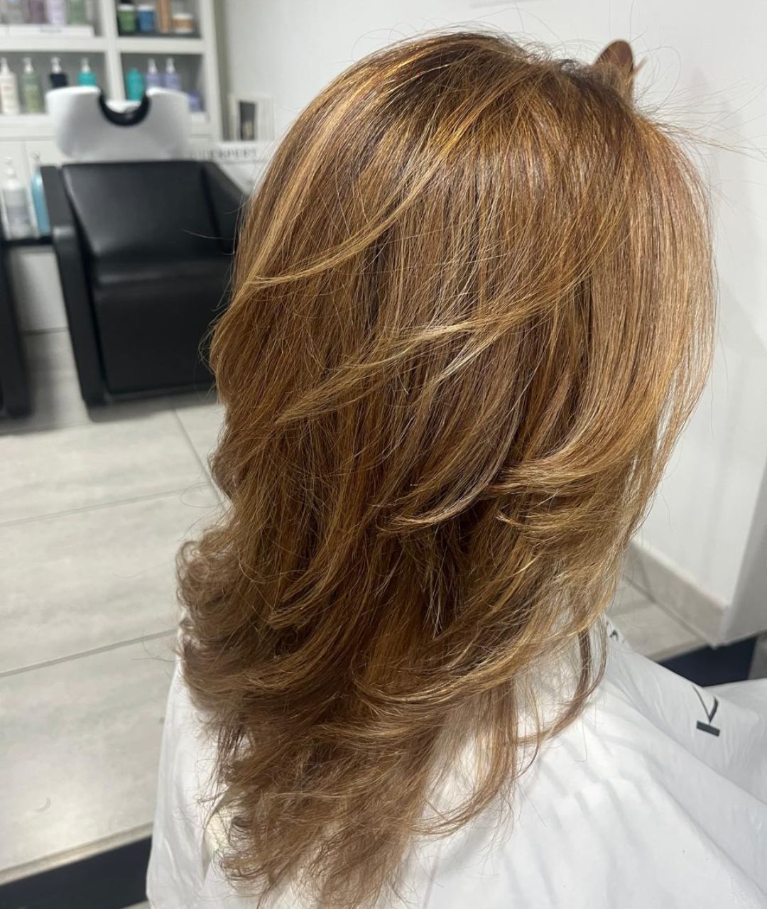Balayage caramel